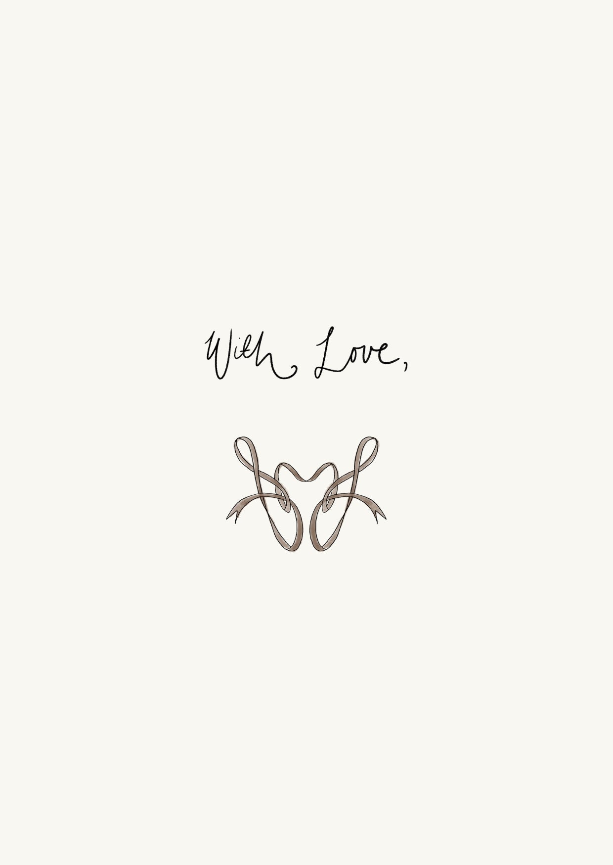 With Love - Add-on Florietta Card